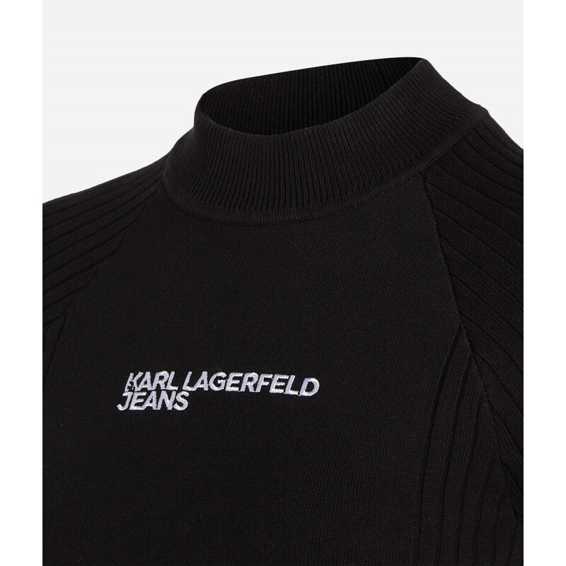 ŠATY KARL LAGERFELD JEANS KLJ LSLV KNITTED DRESS