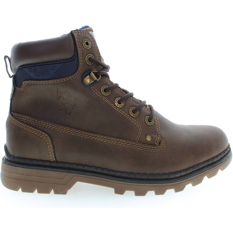 US Polo Assn Hnědé pánské kotníkové workery