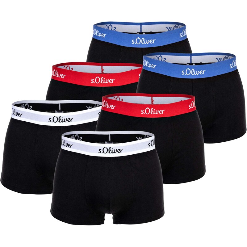 s.Oliver Boxerky modrá / černá / bílá