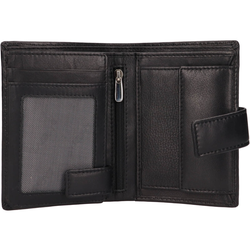 Pánská kožená peněženka Lagen Persson - černá