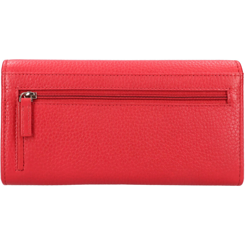 Dámská kožená peněženka Lagen Malie - červená