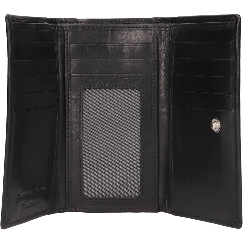 Dámská kožená peněženka Lagen Jarie - černá