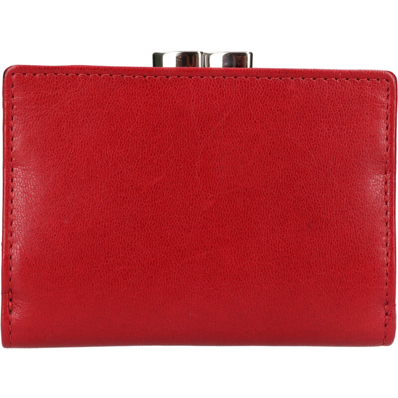 Malá dámská kožená peněženka Lagen Kayra - červená