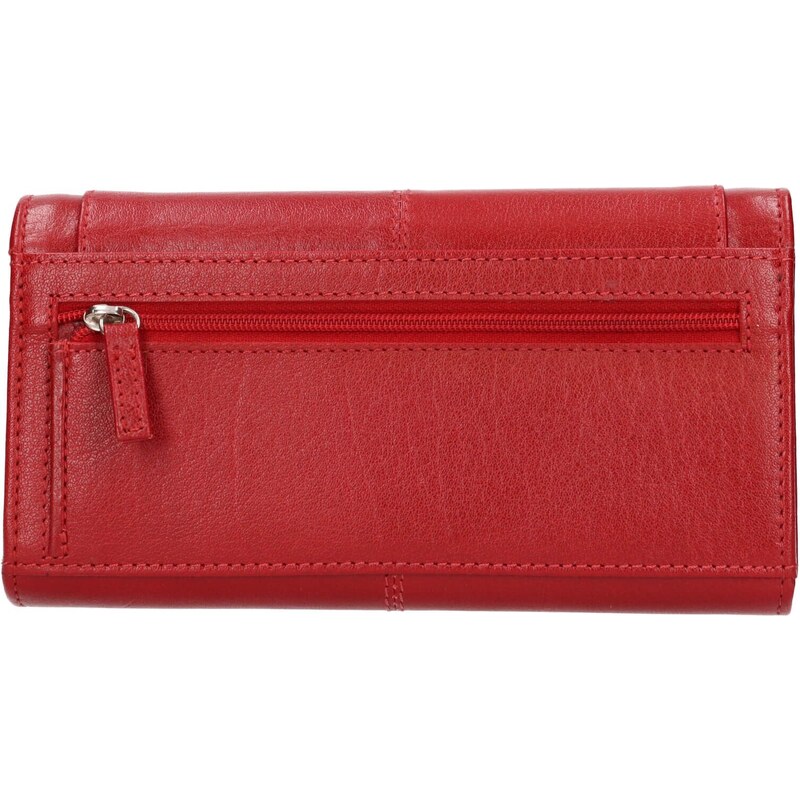 Dámská kožená peněženka Lagen Maricaa - červená