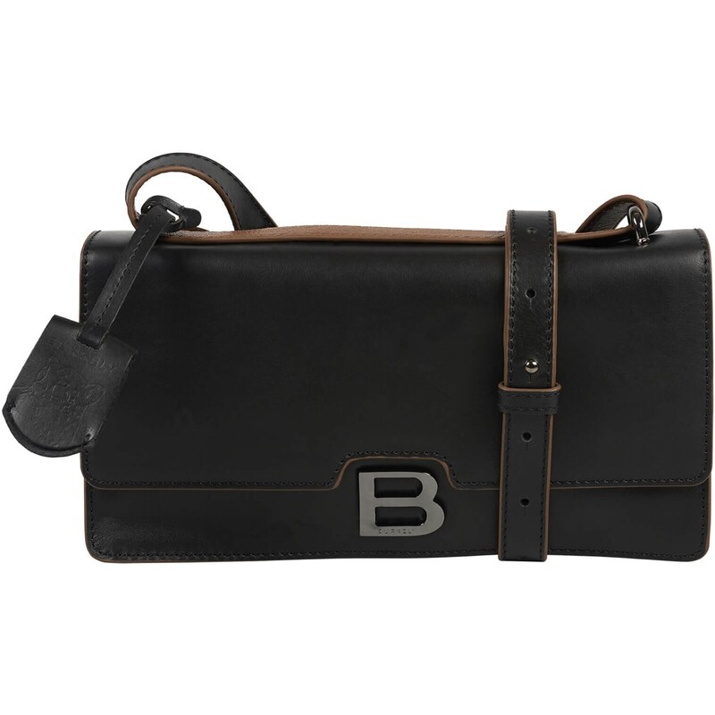 Dámská kožená crossbody kabelka Burkely Meghane - černá