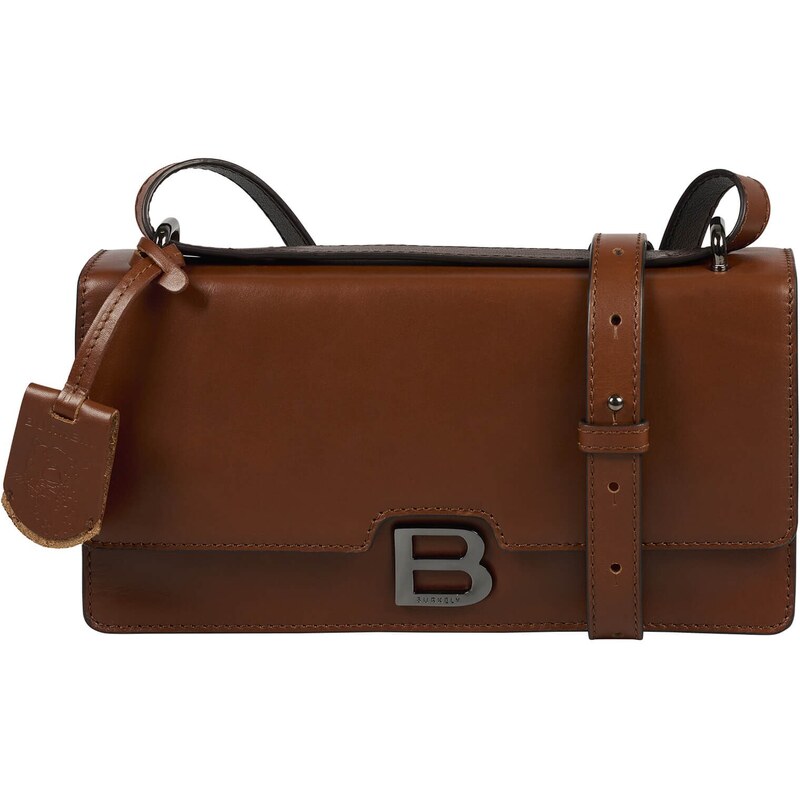 Dámská kožená crossbody kabelka Burkely Meghane - koňak