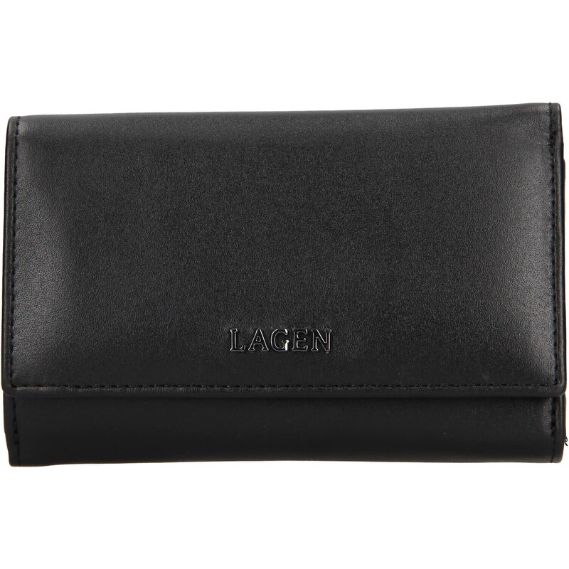 Dámská kožená peněženka Lagen Slávka - černá