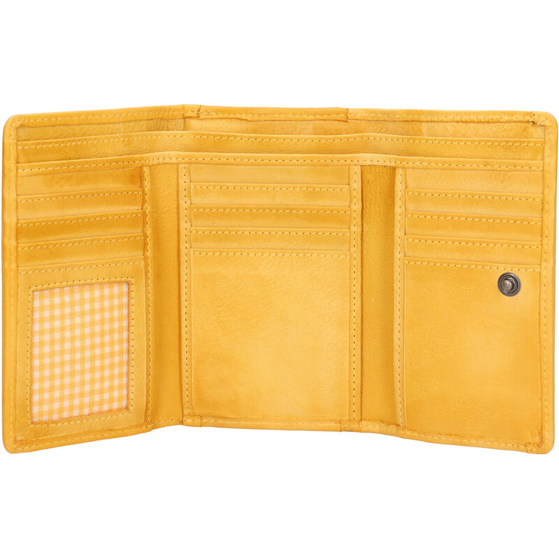 Dámská kožená peněženka Lagen Denisa - žlutá