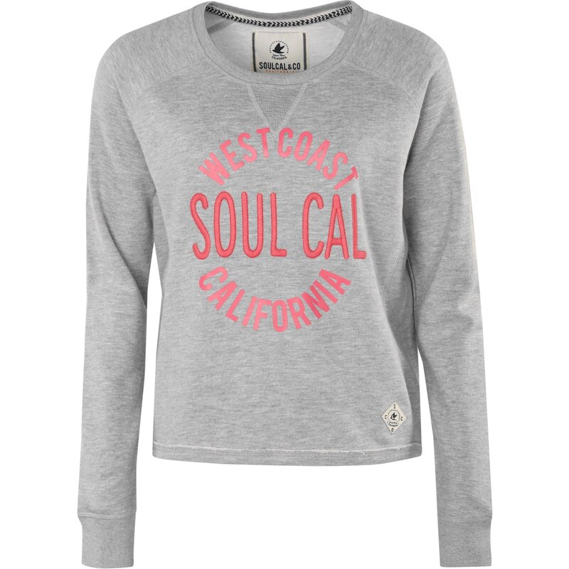 Soul Cal Mikina SoulCal Large Logo Crew dám.