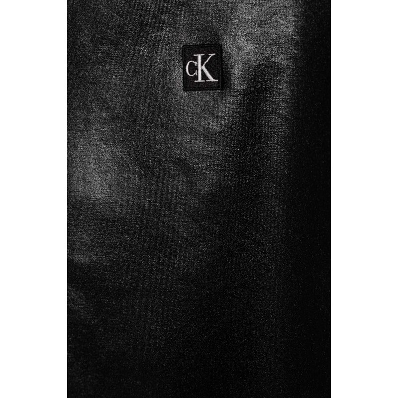 Dívčí šaty Calvin Klein Jeans černá barva, mini
