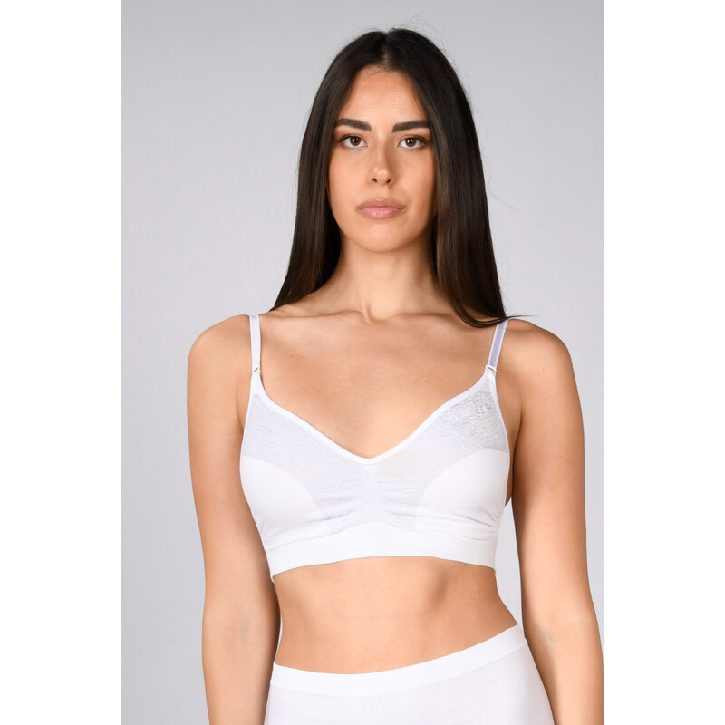 Dámská bezešvá podprsenka Bra Silhouette Jacquard Intimidea Barva: 95676873