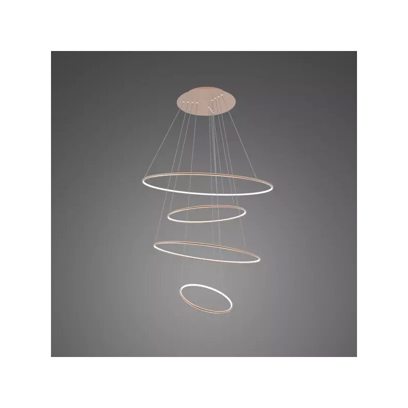 Altavola Design LED závěsné světlo Ring No.4 Φ100cm copper 4000K