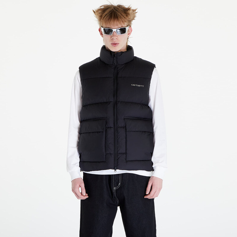 Vesta Carhartt WIP Springfield Vest UNISEX Black/ Blacksmith XS