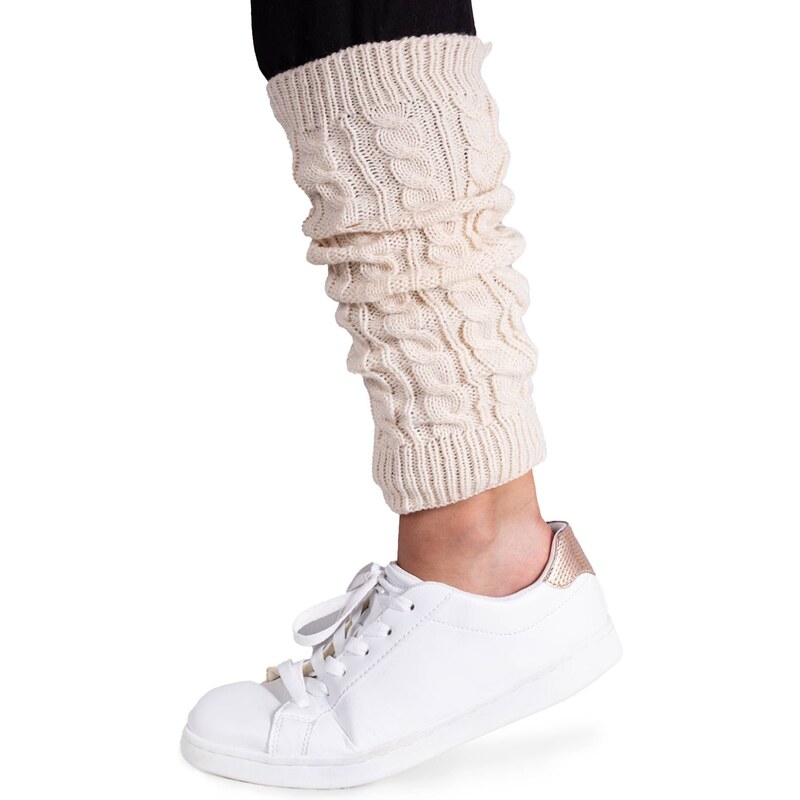 Yoclub Unisex's Leg Warmers Braid SOC-0003U-6700