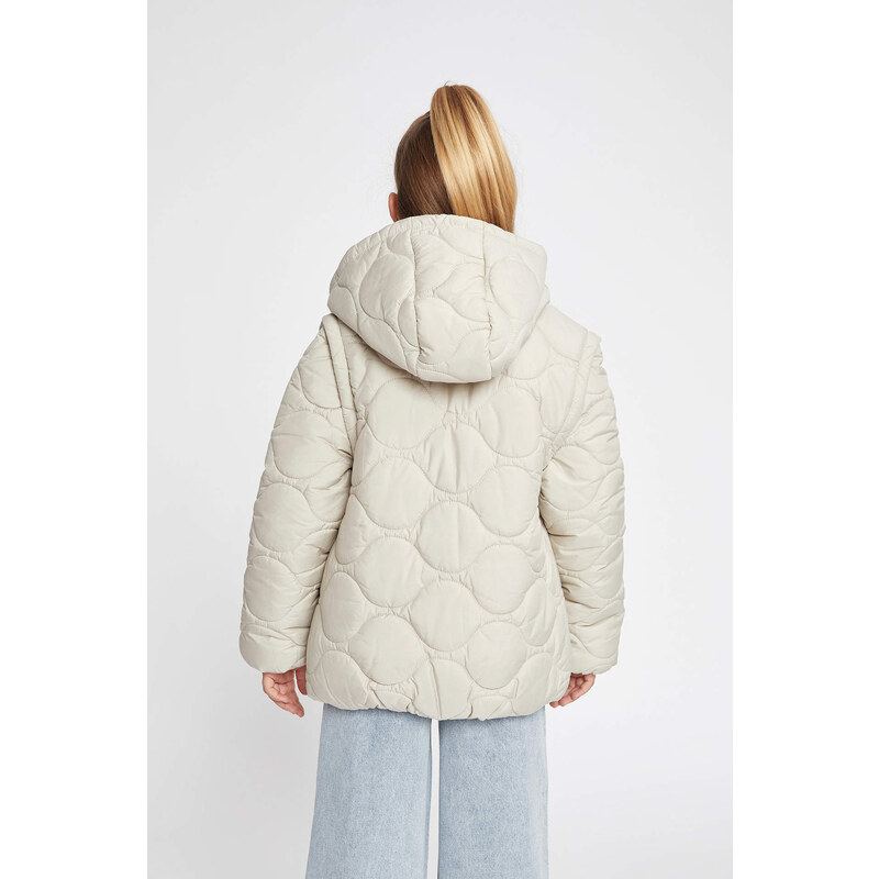 DEFACTO Fleece Lined Puffer Jacket