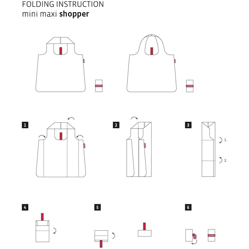 Reisenthel Skládací taška Mini Maxi Shopper Dots white