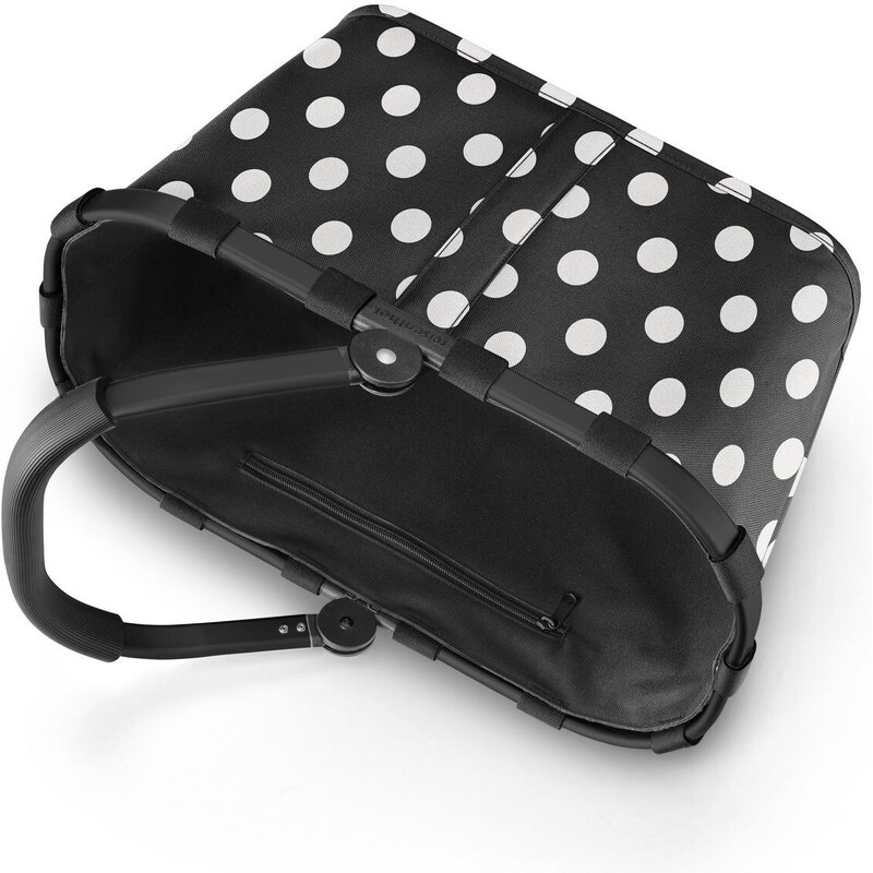 Nákupní košík Reisenthel Carrybag Frame Dots white