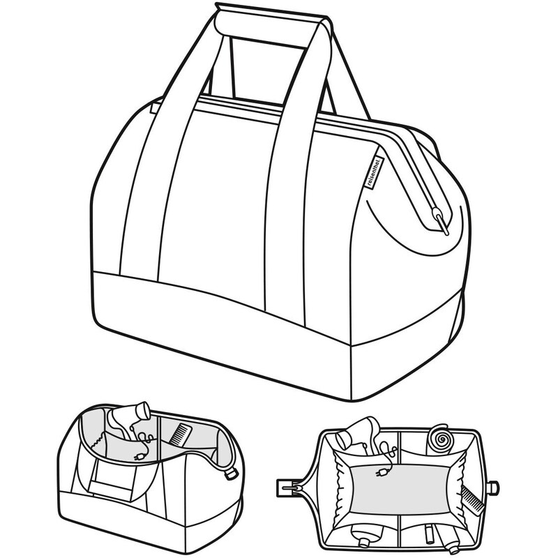 Cestovní taška Reisenthel Allrounder M Dots white