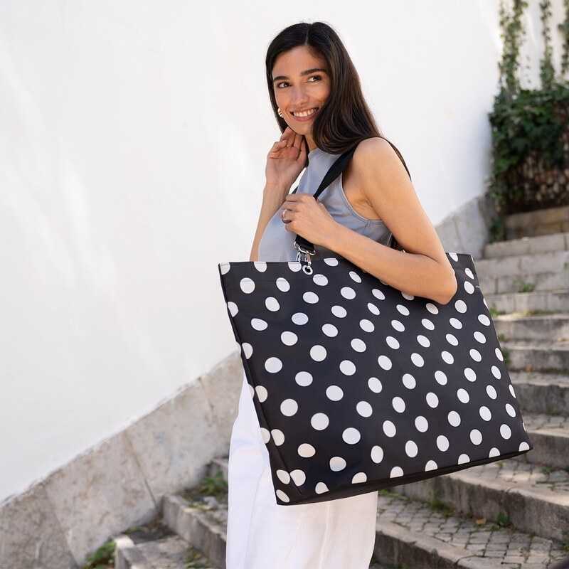 Nákupní taška Reisenthel Shopper XL Dots white
