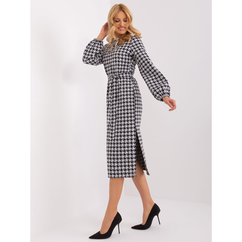 LAKERTA Dress-LK-SK-509516.04-white-black
