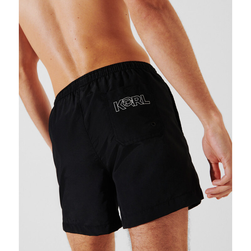 PLAVKY KARL LAGERFELD IKONIK 2.O SHORT BOARDSHORTS