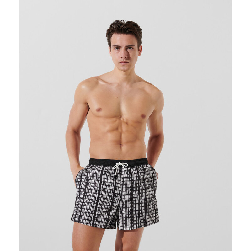 PLAVKY KARL LAGERFELD SEASONAL AOP SHORT BOARDSHORTS