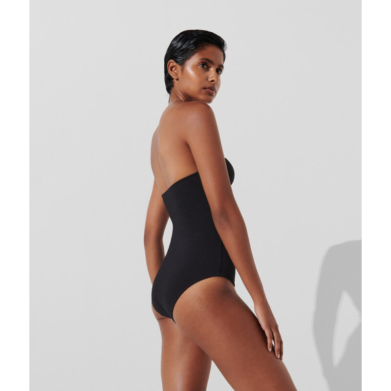 PLAVKY KARL LAGERFELD KARL DNA STRAPLESS SWIMSUIT