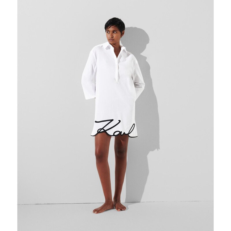 PLÁŽOVÉ OBLEČENÍ KARL LAGERFELD KARL DNA SIGNATURE BEACH DRESS