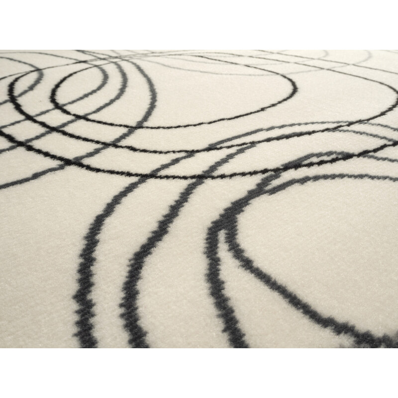 Alfa Carpets Kusový koberec Kruhy cream - 160x230 cm