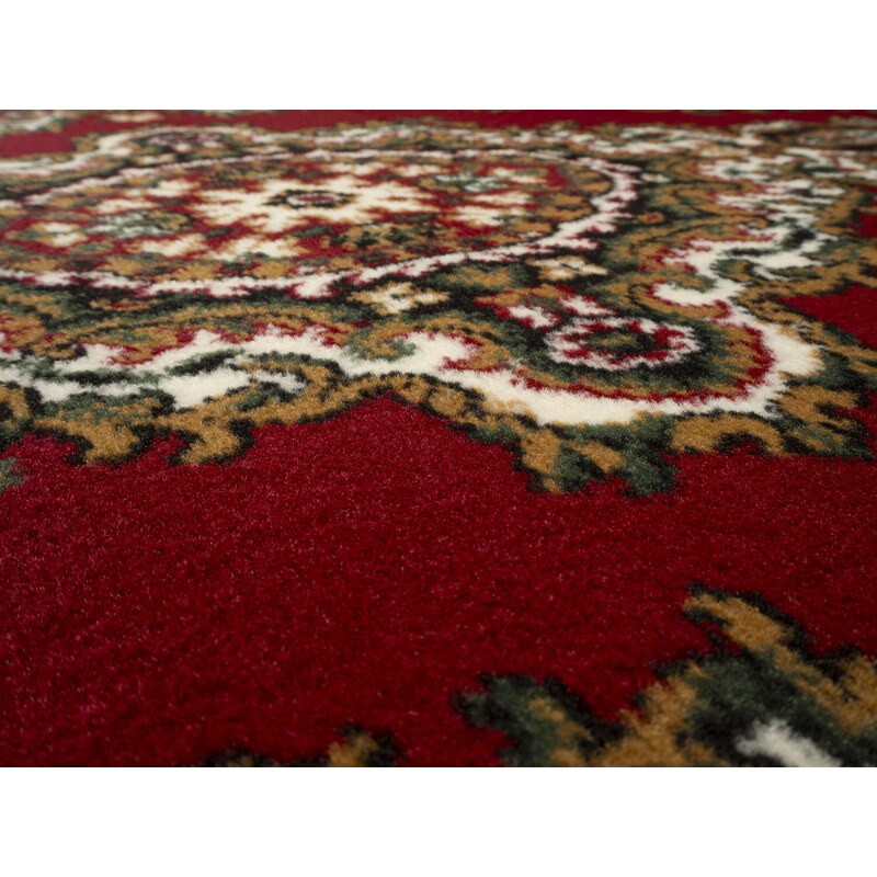 Alfa Carpets Kusový koberec TEHERAN T-102 red kruh - 160x160 (průměr) kruh cm