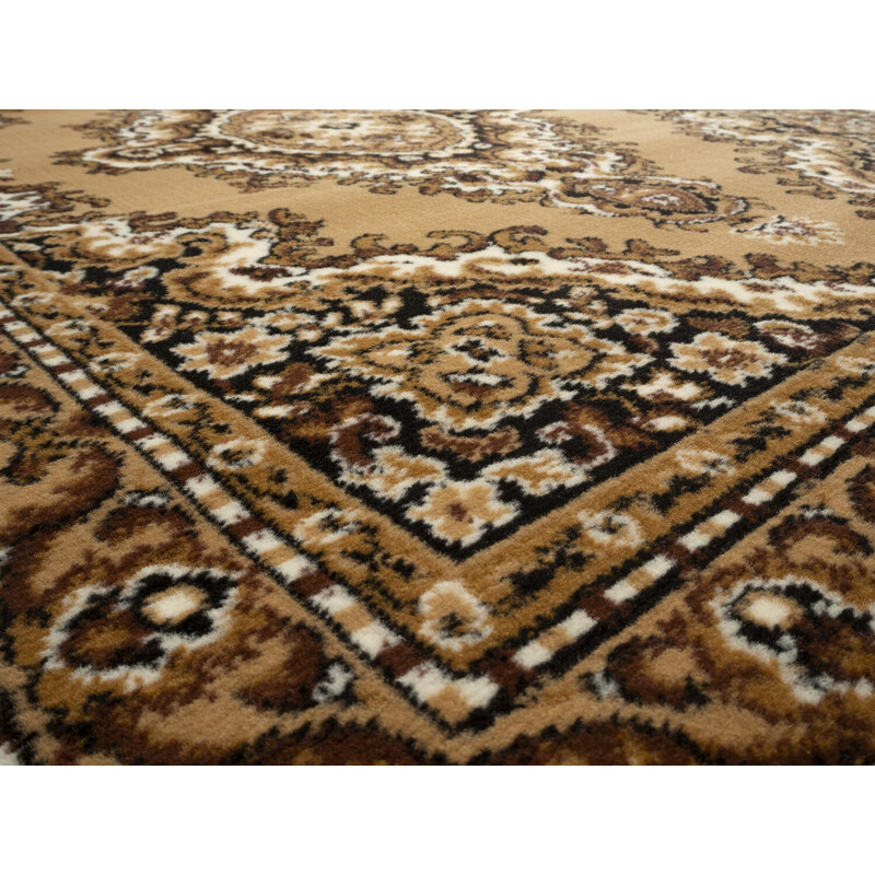 Alfa Carpets Kusový koberec TEHERAN T-102 beige kruh - 160x160 (průměr) kruh cm