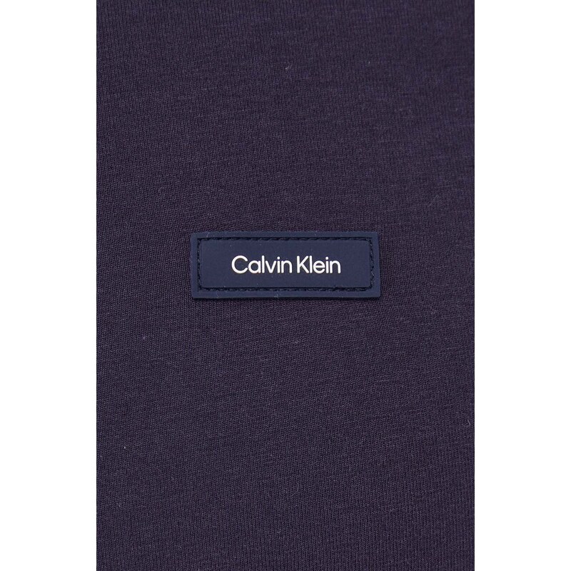 Tričko Calvin Klein tmavomodrá barva
