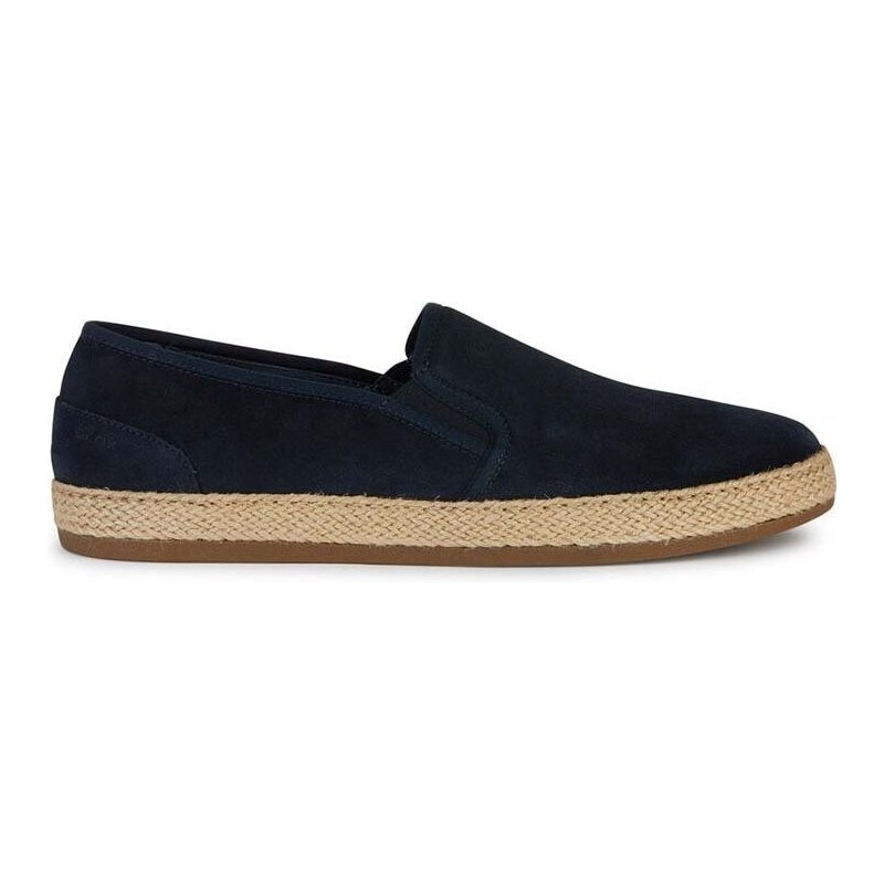 Semišové espadrilky Geox U PANTELLERIA tmavomodrá barva, U25DWA 00022 C4064