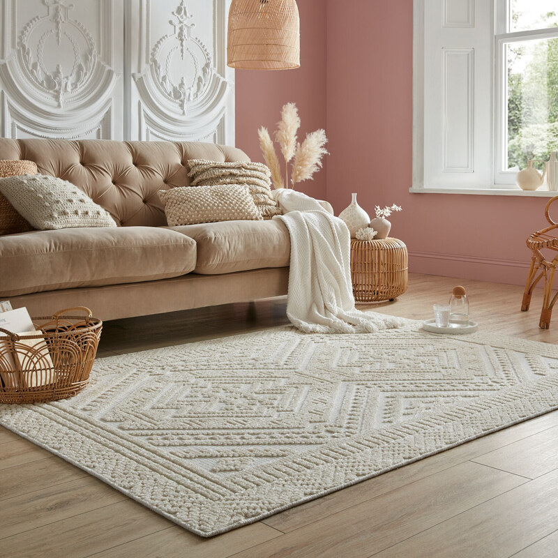 Flair Rugs koberce Kusový koberec Verve Jaipur Ivory - 160x240 cm