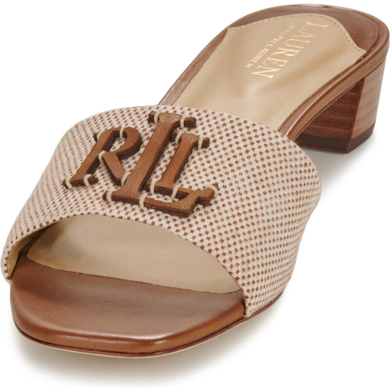 Lauren Ralph Lauren Dřeváky FAY LOGO-SANDALS-FLAT SANDAL >