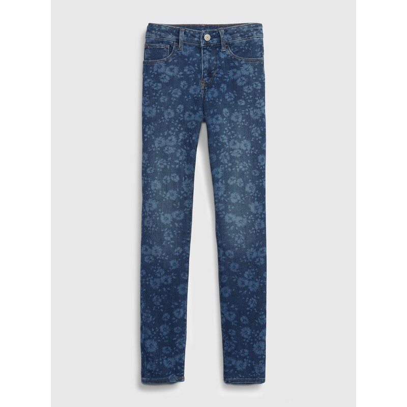 GAP Dětské džíny skinny floral Washwell - Holky