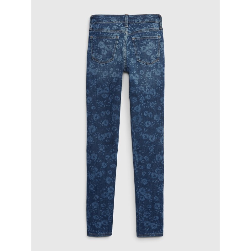 GAP Dětské džíny skinny floral Washwell - Holky