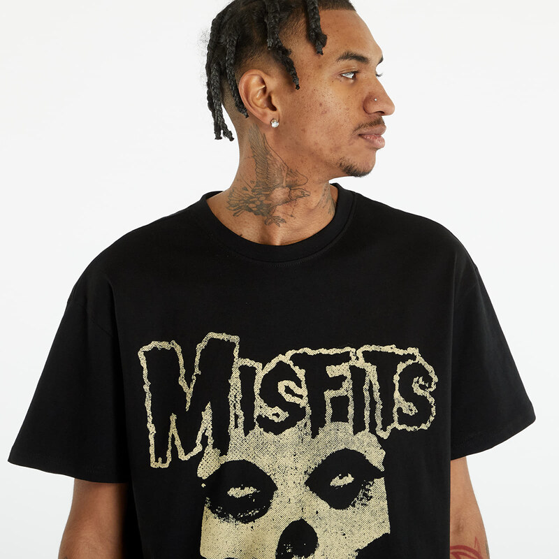 Pánské tričko Urban Classics Upscale x Misfits Oversize Tee Black