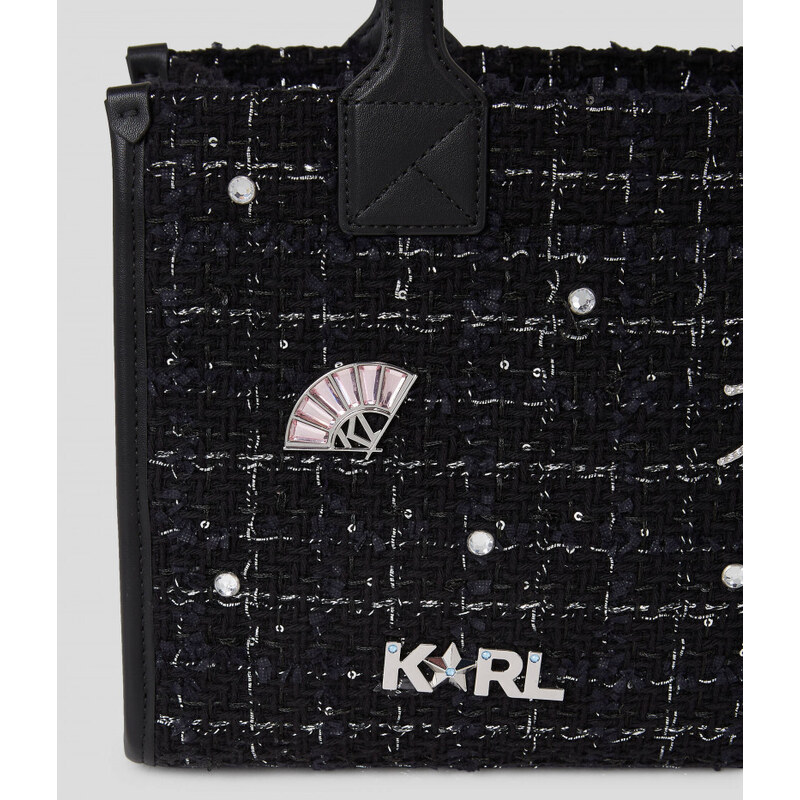 KABELKA KARL LAGERFELD K/SKUARE SP MD TOTE BOUCLE