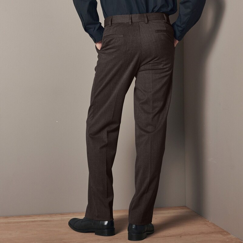 Blancheporte Kalhoty s upravitelným pasem, polyvlna oříšková 48