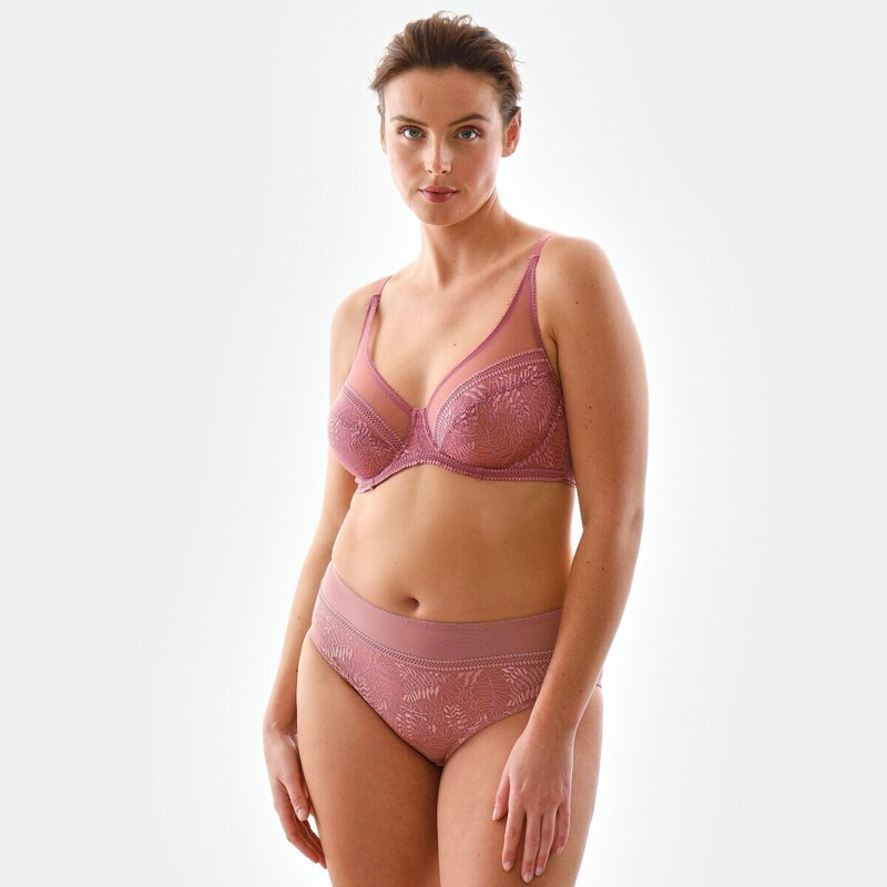 Confidence Lingerie Zmenšující podprsenka z krajky a tylu Camana