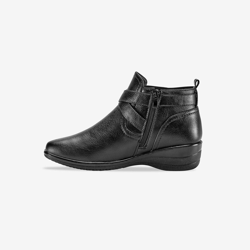 Blancheporte Kotníkové pohodlné boty černá 36