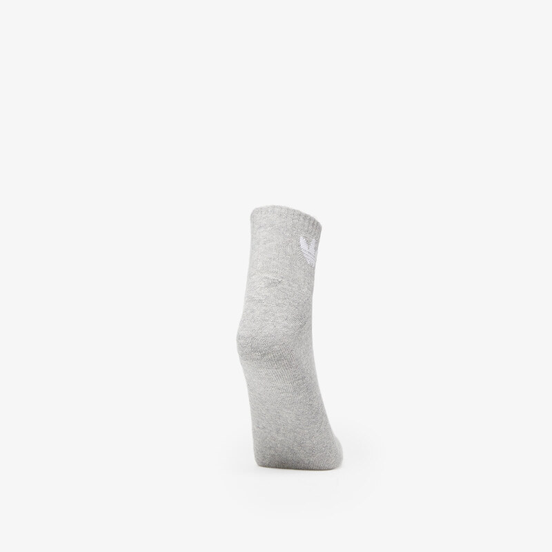 Pánské ponožky adidas Originals Mid Ankle Sock 3-Pack White/ Medium Grey Heather/ Black