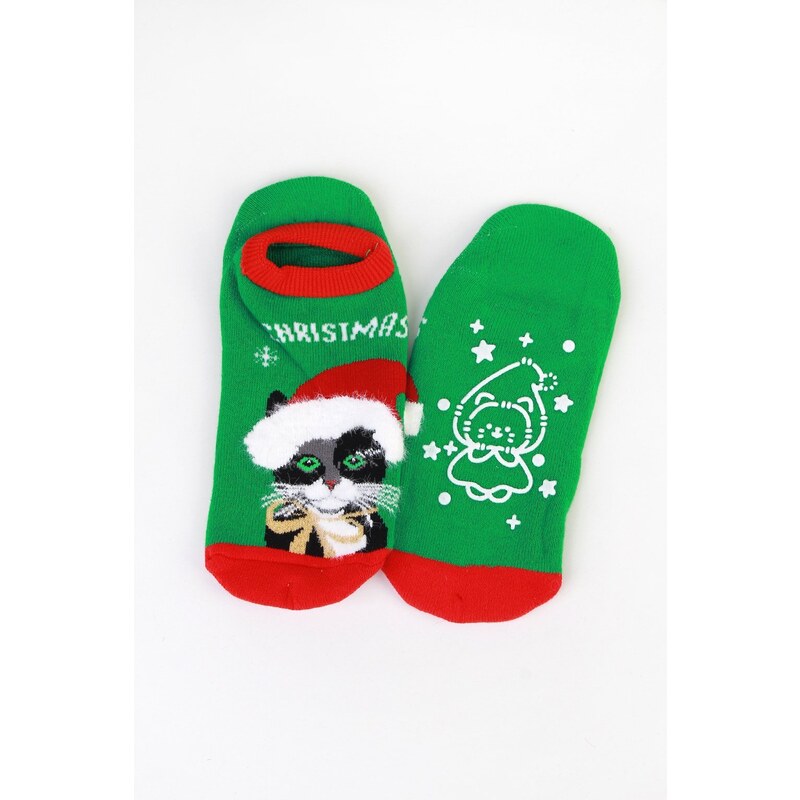 Aura.via Vánoční nízké ponožky SNDV555-5