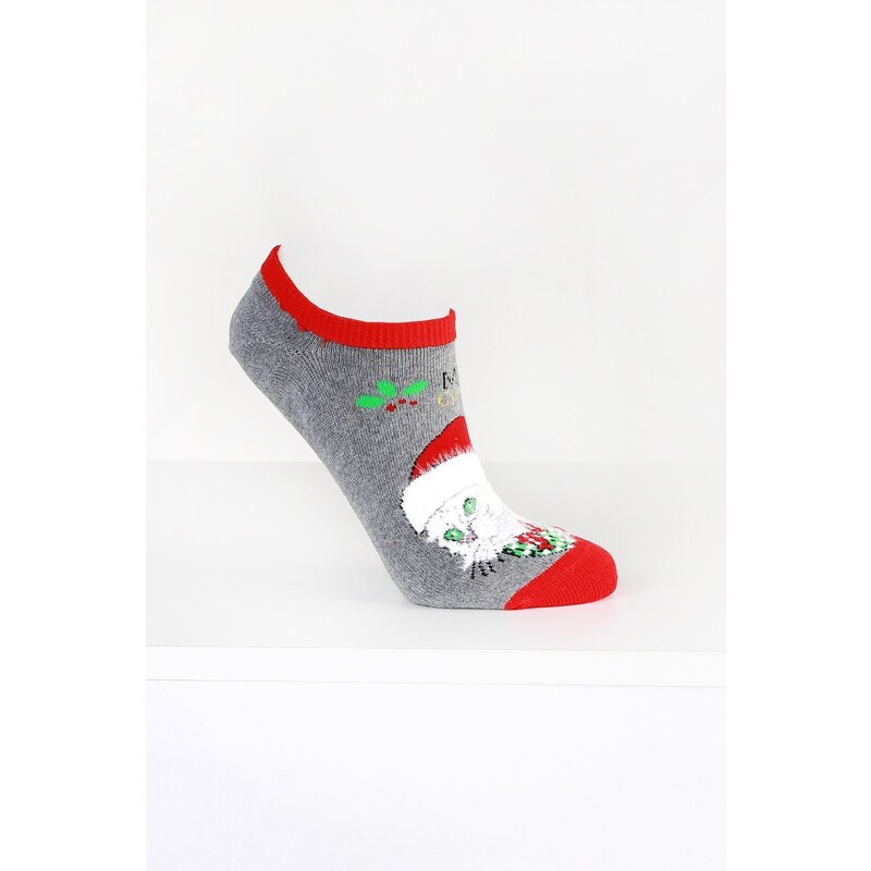 Aura.via Vánoční nízké ponožky SNDV555-2