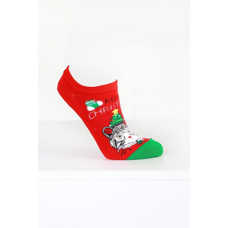 Aura.via Vánoční nízké ponožky SNDV555-3