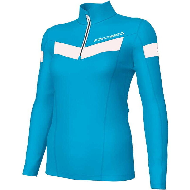 Triko 1/2 zip funkční Fischer Gittan Velikost: 42 tyrkysová 88503231
