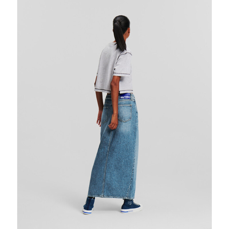 SUKNĚ KARL LAGERFELD JEANS KLJ DENIM MAXI SKIRT W/DETAIL