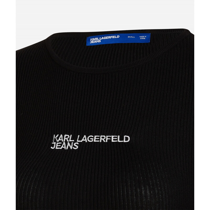 SVETR KARL LAGERFELD JEANS KLJ LSLV CUT-OUT BODY