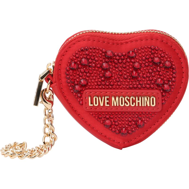 Love Moschino Peněženka zlatá / červená
